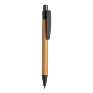 Bambusové guľôčkové pero Sydor, čierna