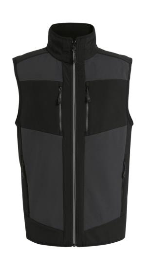 Softshellová vesta  E-Volve, 159 Ash/Black