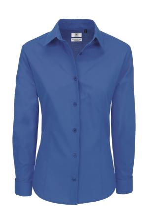 Dámska košeľa Heritage LSL/women Poplin, 203 Blue Chip