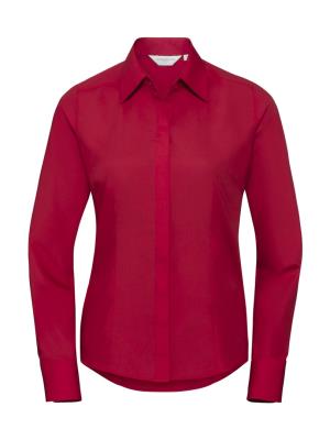 Dámska košeľa s dlhými rukávmi Sena, 401 Classic Red