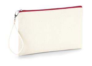 Kozmetická taštička  Canvas Wristlet Pouch, 069 Natural/Red