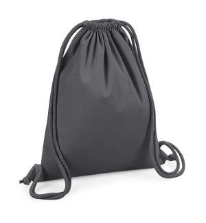 Bavlnený gymsac  Organic Premium Cotton, 131 Graphite