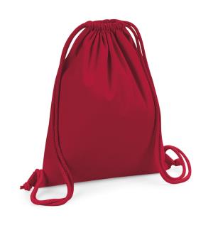 Bavlnený gymsac  Organic Premium Cotton, 401 Classic Red