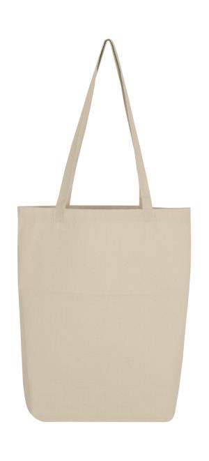 Bavlnená Taška so Spodným Panelom Baby Canvas, 008 Natural