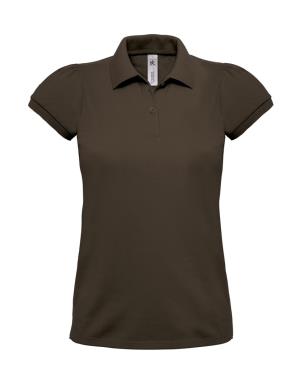Dámska polokošeľa Heavymill/women, 700 Brown