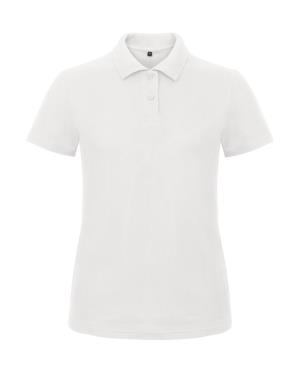 Dámska polokošeľa Pique ID.001/women, 000 White