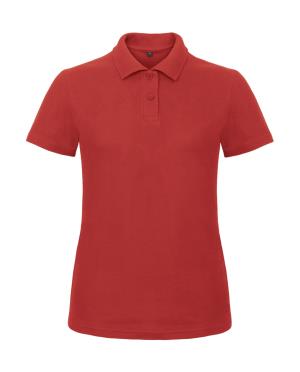 Dámska polokošeľa Pique ID.001/women, 400 Red