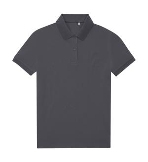 Dámska polokošeľa My Eco Polo 65/35 /Women_°, 128 Dark Grey
