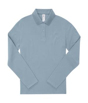 Dámska polokošeľa s dlhými rukávmi My Polo 210, 305 Amalfi Blue