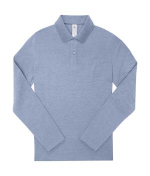 Dámska polokošeľa s dlhými rukávmi My Polo 210, 329 Heather Blue