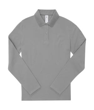 Dámska polokošeľa s dlhými rukávmi My Polo 180 LS, 125 Sport Grey