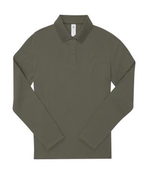 Dámska polokošeľa s dlhými rukávmi My Polo 180 LS, 529 Camo Green