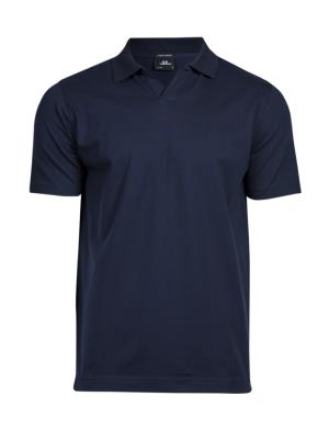 Luxusná pánska polokošeľa Stretch V-Neck Polo, 200 Navy