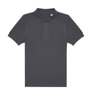 Detská polokošeľa MY POLO 180 /kids, 128 Dark Grey