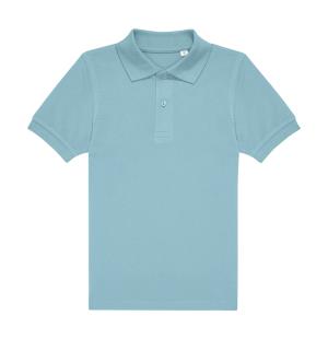 Detská polokošeľa MY POLO 180 /kids, 546 Meta Turquoise