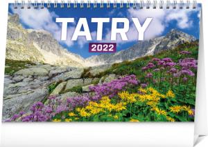 Stolový kalendár Tatry 2022, 23,1 × 14,5 cm