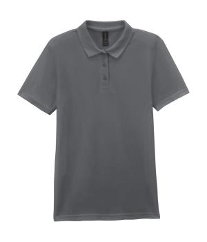 Dámska polokošeľa Softstyle® Double Pique, 130 Charcoal