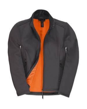 Dámska Softshellová bunda ID.701/women, 170 Dark Grey/Neon Orange