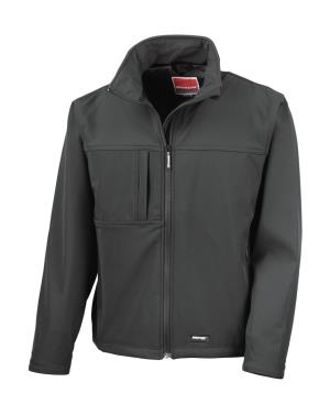 Pánska bunda s priedušnou membránou  Classic Softshell, 101 Black
