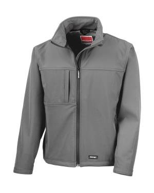 Pánska bunda s priedušnou membránou  Classic Softshell, 127 Grey