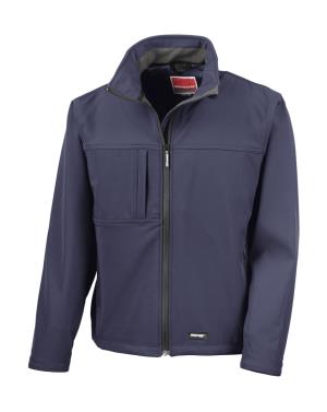 Pánska bunda s priedušnou membránou  Classic Softshell, 200 Navy