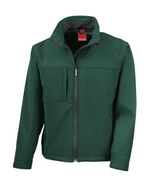 Pánska bunda s priedušnou membránou  Classic Softshell, 540 Bottle Green