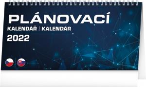 Stolový kalendár Plánovací CZ/SK 2022, 25 × 12,5 cm