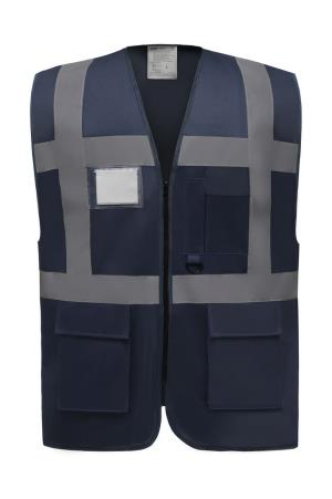 Reflexná vesta  Fluo EXEC, 200 Navy