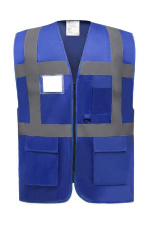 Reflexná vesta  Fluo EXEC, 300 Royal Blue