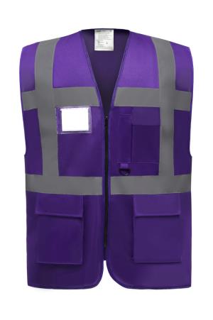 Reflexná vesta  Fluo EXEC, 349 Purple