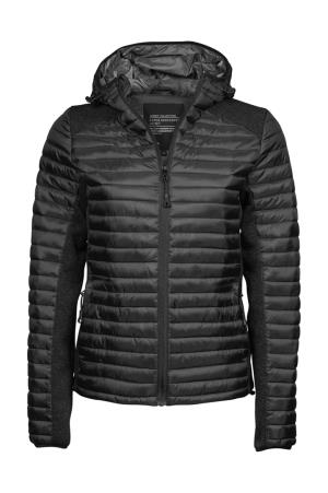 Dámska bunda s kapucňou  Outdoor Crossover, 161 Black/Black Melange
