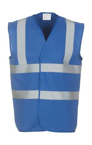 Bezpečnostná vesta s reflexnými popruhmi, 300 Royal Blue