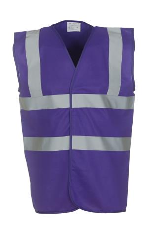Bezpečnostná vesta s reflexnými popruhmi, 349 Purple