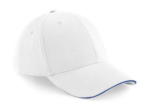 6 panelová šiltovka Athleisure, 055 White/Bright Royal