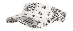 Bandana Print Visor , 000 White