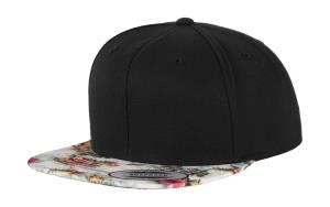 Kvetinová 6-panelová šiltovka Snapback, 514 Mint