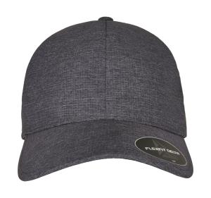 6-panelová šiltovka Flexfit  Delta Melange, 132 Melange Charcoal