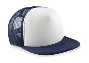 5 panelová šiltovka pre deti Vintage sublim, 250 French Navy/White