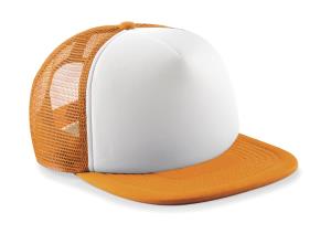 5 panelová šiltovka pre deti Vintage sublim, 475 Orange/White