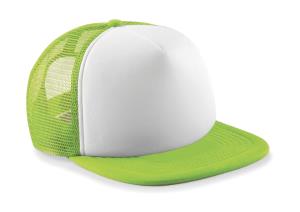 5 panelová šiltovka pre deti Vintage, 555 Lime Green/White