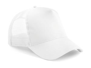 5 panelová šiltovka so sieťkou Best, 002 White/White