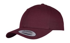 6-panelová šiltovka Curved Classic, 445 Maroon