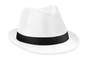 Klobúk Fedora, 056 White/Black