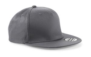 5 panelová šiltovka s rovným šiltom Rapper, 131 Graphite Grey