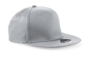 5 panelová šiltovka s rovným šiltom Rapper, 138 Light Grey