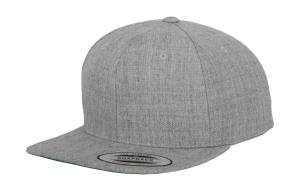 6-panelová detská šiltovka Classic Snapback, 123 Heather