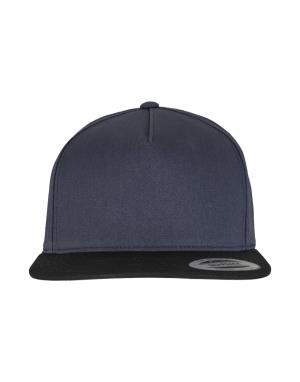 5-panelová šiltovka Snapback Classic Bar, 252 Navy/Black