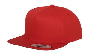 5-panelová šiltovka Snapback Classic Bar, 400 Red