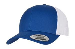Dvojfarebná 6-panelová šiltovka  Retro Trucker, 353 Royal/White