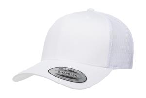 6-panelová šiltovka Retro Trucker, 000 White